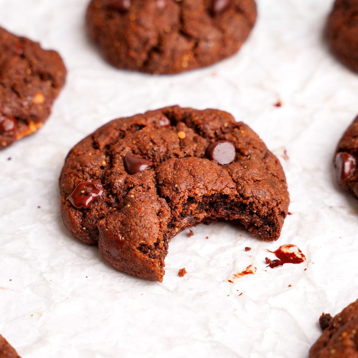 Plant-Based Double Chocolate Protein Cookies: Gluten-Free Indulgence